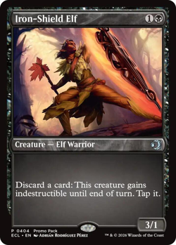 Iron-Shield Elf - Promo Pack: Lorwyn Eclipsed (PPECL) - Image 1