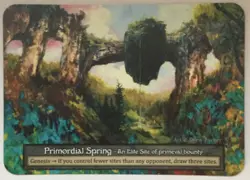 Primordial Spring Non Foil - Sorcery Contested Realm Beta - Image 1