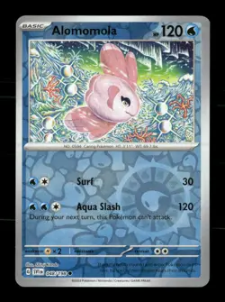 Alomomola 048/198 Scarlet & Violet Reverse Holo NM/M Pokemon - Image 1
