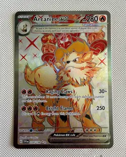 The Pokemon Company Arcanine ex Ultra Rare Full Art Holo 224/198 SV01 EN 280HP - Image 1