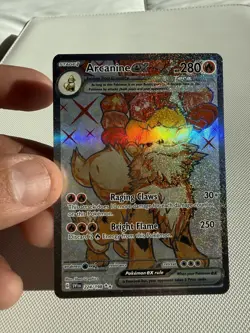 The Pokemon Company Arcanine ex Ultra Rare Full Art Holo 224/198 SV01 EN 280HP - Image 4