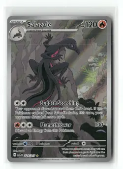 Salazzle 224/217 Illustration Rare Ascended Heroes Pokemon Holo Near Mint - Image 1