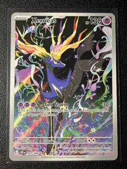 Pokemon TCG Xerneas 091/086 Chaos Rising Illustration Rare Holo Full Art 2026 - Image 1