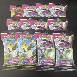 Pokemon TCG Sword & Shield 08 Fusion Strike Sleeved Booster Pack (X12) 820650809170 - Image 1