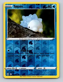 Snom 084/264 Common Fusion Strike Pokemon Reverse Holo NM - Image 1
