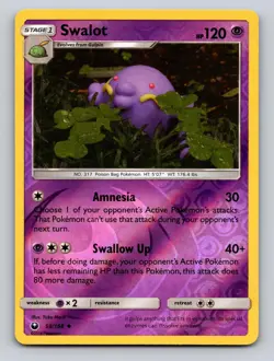 Swalot 58/168 Uncommon Celestial Storm Pokemon Reverse Holo NM - Yuka Morii Art - Image 1