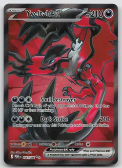 Yveltal ex 105/088 Ultra Rare Perfect Order Pokemon Holo Near Mint - Image 1