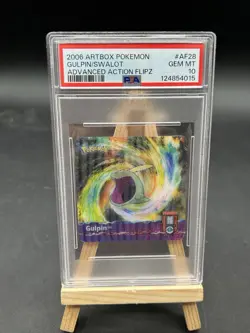 Artbox Pokemon Advanced Action Flipz (2003) AF28 Gulpin & Swalot PSA 10 POP 1 - Image 2