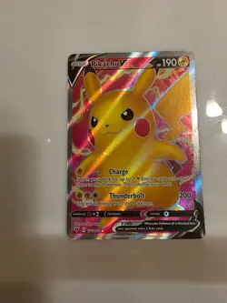 Pokemon TCG Pikachu V (Full Art) - SWSH04: Vivid Voltage NM - Image 1