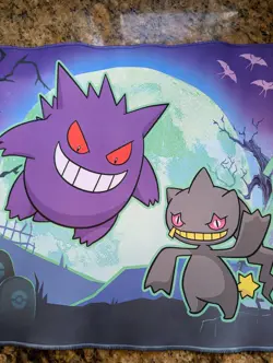 Ghastly TCG Playmat - Hauntert CCG Playmat NEW - Gengar Pokemon TCG Mat 24x14 - Image 3