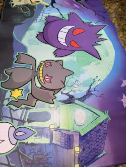 Ghastly TCG Playmat - Hauntert CCG Playmat NEW - Gengar Pokemon TCG Mat 24x14 - Image 4