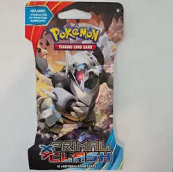 Pokemon 2015 XY Primal Clash Sleeved Booster Pack (Aggron Art) Factory Sealed - Image 1