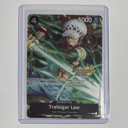One Piece TCG Trafalgar Law P-038 Holo Promo Championship 2024 5000 4 Cost - Image 1