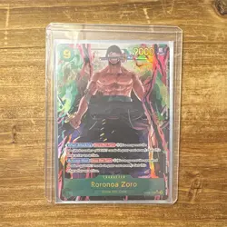 Roronoa Zoro OP06-118 Wings of the Captain Secret Rare Foil Full Art - Image 1