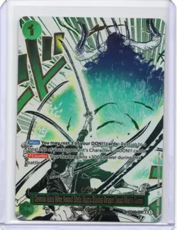 Demon Aura Nine Sword Style Asura Blades Drawn Dead Man's Game Alt Art OP12-037 - Image 1
