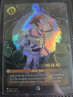 Lorcana Enchanted You've Got a Friend in Me 225/204 Foil - Image 3
