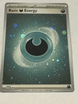 HD Variant 151 Holo Energy - Darkness Energy SVE 007 SV 151 Pokemon- SWIRL - Image 1