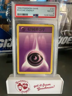 1999 Pokemon Base Set - PSYCHIC ENERGY #101 - PSA 8, NEAR MINT/MINT - Image 1