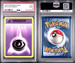 1999 Pokemon Base Set - PSYCHIC ENERGY #101 - PSA 9, MINT - Image 5