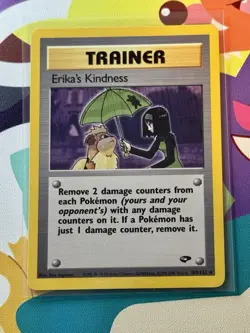 TCG Pokemon English Vintage Erika's Kindness 103/132 Gym Challenge Unlimited - Image 1