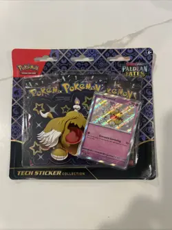 POKEMON Paldean Fates Cards & Tech Sticker Collection Greavard SEALED - Image 1