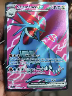 2025 Pokemon SV Journey Together JTG EN Salamence ex #177/159 - Image 1