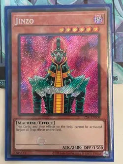 Yugioh 1x Jinzo PSV-EN000 Secret Pharaoh's Servant 25th Anniversary Edition NM - Image 1
