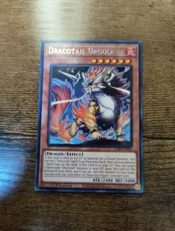Dracotail Urgula JUSH-EN004 Rare Justice Hunters Yugioh NM 1st Edition - Image 1