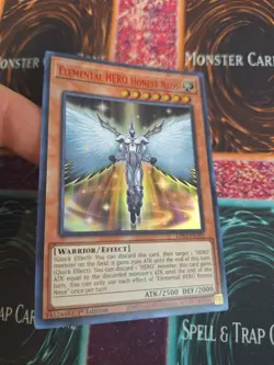 Yugioh Elemental HERO Honest Neos LDS3-EN102 Red Ultra Rare 1st Edition NM - Image 2