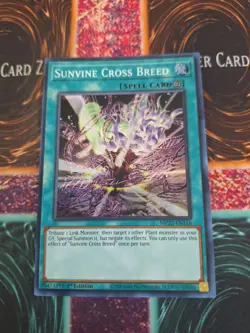 Yugioh Sunvine Cross Breed MP22-EN116 Super Rare 1st Edition Near Mint - Image 1
