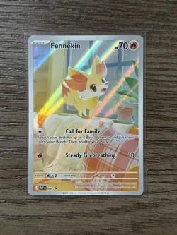 Pokemon TCG Fennekin 80 Chaos Rising Black Star Promo NM - Image 1