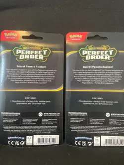 Lot 2 Pokemon TCG Booster Packs Perfect Order - Image 2