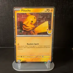 Pikachu 051/162 Temporal Forces Cosmos Holo Promo Pokemon Day 2026 NM - Image 1