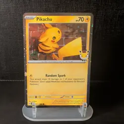 Pikachu 051/162 Temporal Forces Cosmos Holo Promo Pokemon Day 2026 NM - Image 3