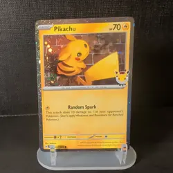 Pikachu 051/162 Temporal Forces Cosmos Holo Promo Pokemon Day 2026 NM - Image 5