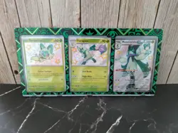 Pokemon TCG Paldean Fates SVP078 SVP077 SVP076 Promo Bundle with Display Case - Image 1