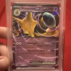 PSA 10 2023 Pokemon TCG Alakazam ex 188/165 SV151 Ultra Rare Holo EN - Image 3