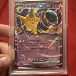 PSA 10 2023 Pokemon TCG Alakazam ex 188/165 SV151 Ultra Rare Holo EN - Image 4