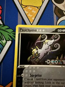 Pokemon Poochyena EX Deoxys 70/107 Reverse Holo - Image 4