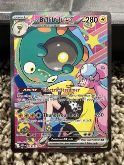 Iono's Bellibolt ex 279/217 Pokemon Ascended Heroes Full Art Holo 2026 - NM - Image 1