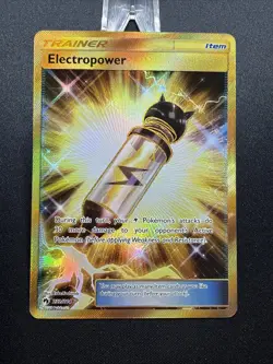Electropower 232/214 (Gold foil Secret rare) Pokemon Lost Thunder MINT!! - Image 1