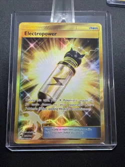 Electropower 232/214 (Gold foil Secret rare) Pokemon Lost Thunder MINT!! - Image 3