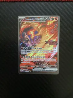 Pokemon TCG: Team Rocket's Moltres ex #229/182 Destined Rivals Stamp Promo NM - Image 1