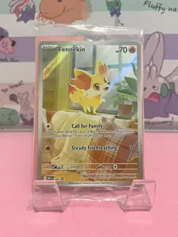 Pokemon TCG Fennekin 080 Chaos Rising Black Star Promo SEALED - Image 2