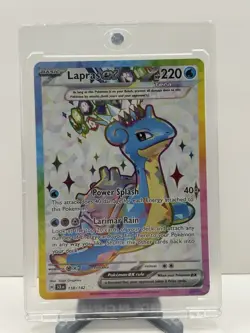 Lapras EX 158/142 Stellar Crown Tera Full Art - Image 1