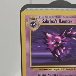 Pokemon TCG Sabrina's Haunter 058/132 Gym Heroes 50 HP Uncommon Stage 1 mp+/lp- - Image 2