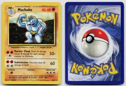 MACHOKE 34/102 UNCOMMON BASE SET UNLIMITED POKEMON LP - Image 3