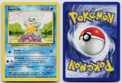 SQUIRTLE 63/102 COMMON BASE SET UNLIMITED POKEMON LP - Image 3