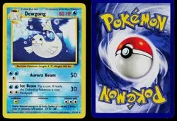 DEWGONG 25/102 UNCOMMON BASE SET UNLIMITED POKEMON LP - Image 3