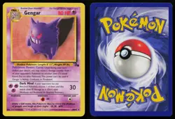 GENGAR 20/62 RARE FOSSIL POKEMON UNLIMITED LP - Image 3